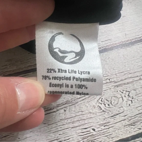 Makara Wear Luna Long Sleeve Swimsuit High Neck One Piece Black size Medium - Picture 9 of 15